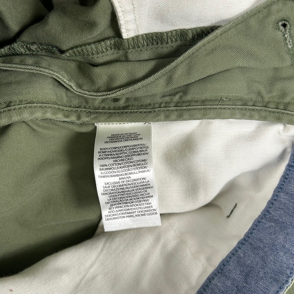 Polo Ralph Lauren Chino Shorts Mens 42 Olive Green Relaxed Fit Cotton 2487 - Picture 9 of 9